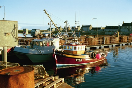 Fishing boats at Gill Pier